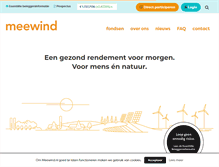Tablet Screenshot of meewind.nl